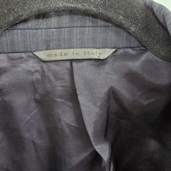 John Varvatos Sports Coat Wool Gray Striped Blazer Italy - Picture 5 of 9